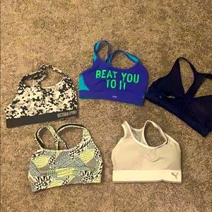5 sports bras